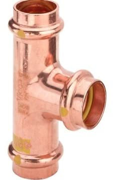GAS raccordo a pressare in rame DVGW, SC-Contur (T-pezzo, 28x28x28)