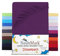 NatureMark 2er Set Kinder Spannbettlaken Jersey, Spannbetttuch 100% Baumwolle, für Babybett und Kinderbett | 70x140 cm - Lila