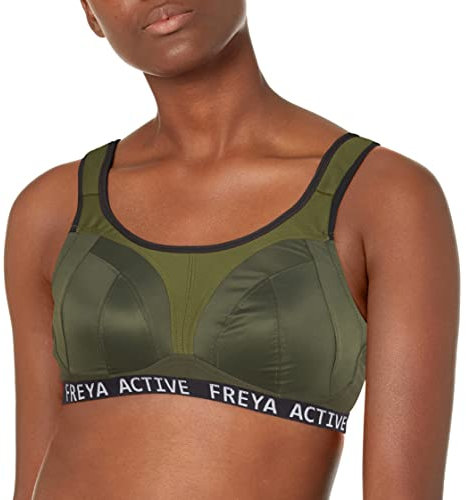 Freya Women's Dynamic Wireless Sports Bra, Opaque, Khaki, 30D