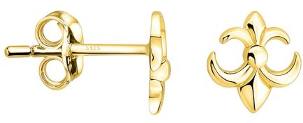 SOFIA MILANI - Damen Ohrringe 925 Silber - vergoldet/golden - Keltische Blumen Ohrstecker - E1328