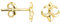 SOFIA MILANI - Damen Ohrringe 925 Silber - vergoldet/golden - Keltische Blumen Ohrstecker - E1328