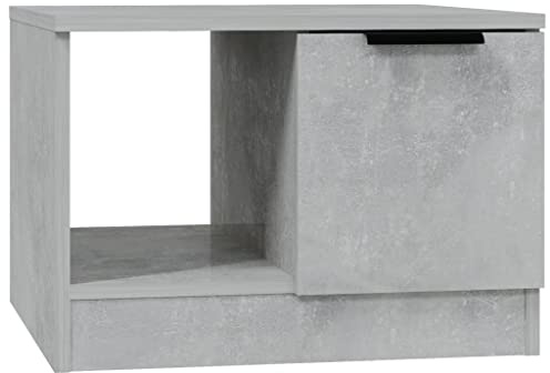 vidaXL Coffee Table Concrete Grey 50x50x36 cm Engineered Wood