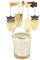 Eule Teelicht Karussell Windlicht Glas Teelichthalter Gold Teelichtglas Rotierender Kerzenhalter Eisen Metall Kerzenständer für Valentinstag Deko Geschenk Hochzeit Dekoration Wohnzimmer Tischdeko