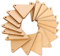 EXCEART Unfertige Dreieckige Holzstücke 30 Mm Für Holzarbeiten Und Heimdekoration