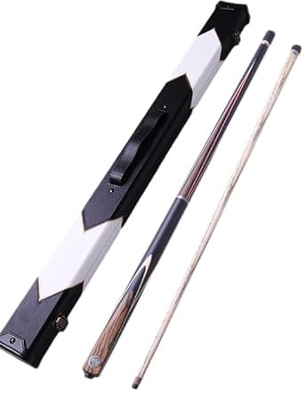 Billard Queue 57 '' 17,5-19 Unzen Billardqueue-Set aus weißem Wachsholz, 11-mm-Spitze, guter Allzweck-Pool-Queue Billiard Cue MWH0517(Color:b)