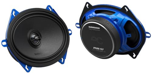 AudioControl PNW-57 Car Audio Speakers, 5x7-inch, Black/Blue
