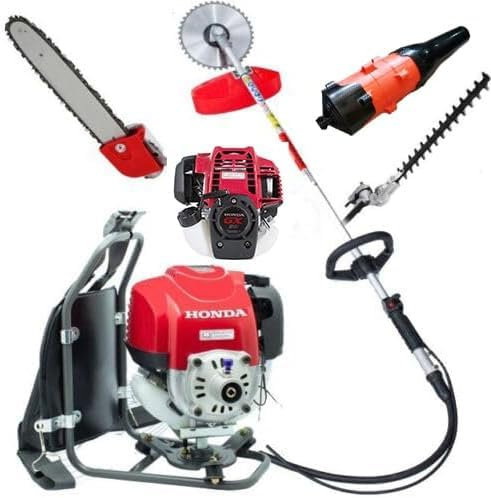 GX50 4 tempi Zaino Decespugliatore Tagliasiepi Tagliaerba Mangia erbacce Motosega Soffiatore per foglie Aspirapolvere Utensile elettrico da giardino