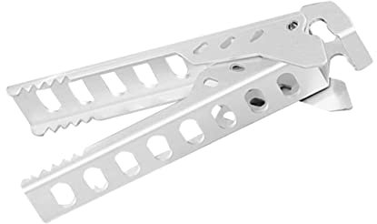 Camping Topfclip Kochgeschirrhalter aus Aluminiumlegierung, Silber