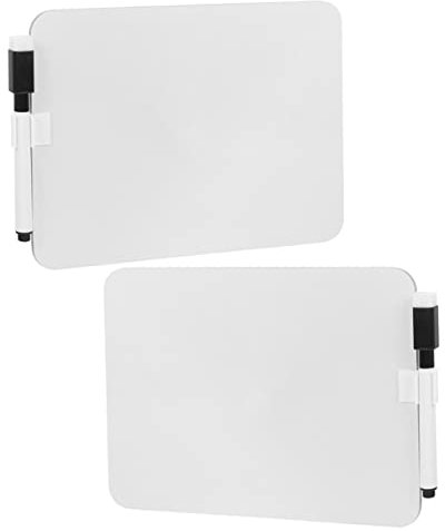 VILLFUL 2 Sets Wiederbeschreibbares Kleines Whiteboard Für Studenten Praktisches Whiteboard Kleines Malbrett Whiteboard Für Kinder Whiteboard Für Kinder Studenten Whiteboard