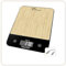 LITTLE BALANCE 8712 Happy Genius 10 Bambou, Balance de cuisine sans pile, rechargeable USB, Réparable, 10 kg, Bambou