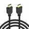 TECHZOCO Cable HDMI 4K 2.0, Cable hdmi alta velocidad, 4K Ultra HD 2160p (30 Hz), Cable contactos dorados, Compatible PC, PS4, PS5, Xbox, Smart TV, Negro, 10 Metros