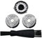 3 Cabezales De Afeitado, Compatibles Con Philips Y Norelco, De Acero Inoxidable HQ9, HQ8290, HQ9020, HQ9070, HQ9080, HQ8172, HQ8173, HQ8200, HQ8240, HQ9161 Y HQ9190.