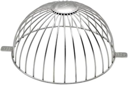 Fonowx Cupola di Protezione per Scarico Del Tetto in Acciaio Inossidabile 304 per Tubi Esterni, 24 Cm