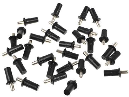 VILLFUL 30 pièces Lot de Boulons de Remplacement pour Volets Clous Télescopiques Fer avec Noyau Renforcé Accessoires de Réparation pour Meubles et Portes et Facile à Installer