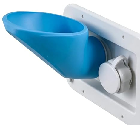 Entonnoir Pour Réservoir Eau Propre Camping-Car | Filtre Anti-Débordement à Large Ouverture pour Remplissage | Entonnoir de Remplissage de Réservoir d'Eau Douce - pour Van Camping-car Remorque Trappe