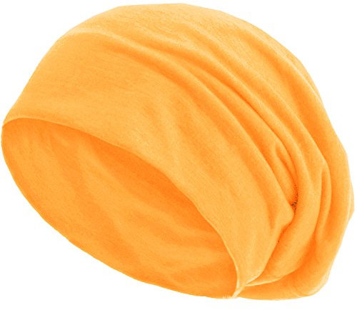 style3 Slouch Beanie aus atmungsaktivem, feinem und leichten Jersey Unisex Mütze Haube Bini Einheitsgröße