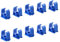 Sinmova 10PCS 20mm U Typ Rohrschellen Rohrleitung Beschläge Blau