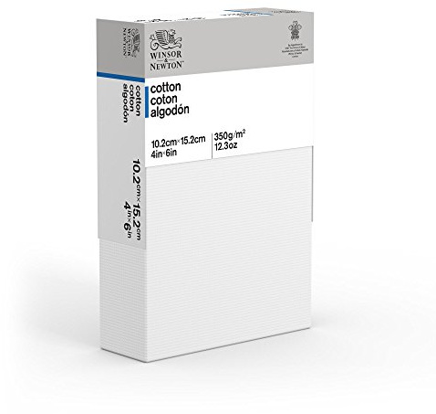 Winsor & Newton 4 x 6-Inch Classic Cotton Deep Edge Canvas (Pack of 3)