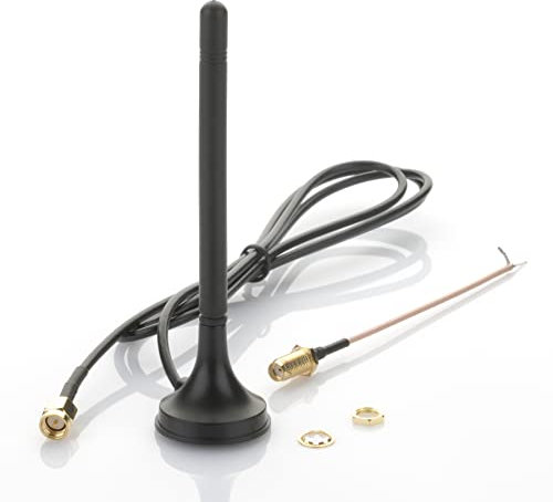 Technikkram 433 MHz Antenne SMA für Arduino Raspberry Pi NFC GSM ISM CUL USB CC1101 GSM ESP8266 NodeMCU für Sender und Empfänger Externe Stabantenne