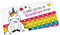 infinite by GEDA LABELS (INFKH) 15942 Einhorn Bunt Regenbogen küssen Brotbrett, Frühstücksbrett, Frühstücksbrettchen, Brett, Brettchen, Mehrfarbig