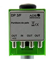 ADS. Ripartitore da Palo Esterno 3 USCITE DP3/F ANTENNA TV connettori F