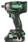 Metabo HPT Avvitatore a percussione senza fili da 18 V, 2 batterie compatte agli ioni di litio da 3,0 Ah, coppia di torsione, conforme IP56, luce LED, interruttore di velocità a 4 stadi, garanzia a