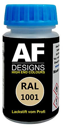 Alex Flittner Designs Lackstift RAL 1001 BEIGE seidenmatt 50ml schnelltrocknend Acryl