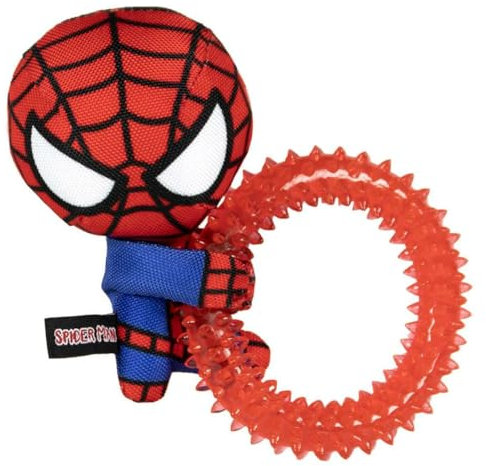 CERDÁ LIFE'S LITTLE MOMENTS - Spiderman Dog chew toys - Dental dog chew for dogs and puppy - tough dog toys - Official Marvel Licensed