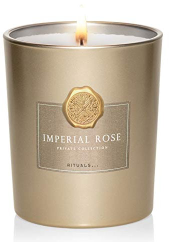 RITUALS Imperial Rose Candle 360 g Burning Time 60 Hours Scented Candles Various Rituals Scents as Selection on this Page Including Filabe Cleaning Wipes