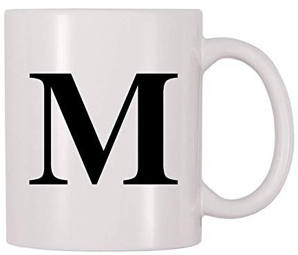 Formal Letter M Coffee Mug (11 oz),11 Oz