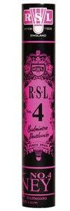 R.S.L. RSL Natur-Federbälle Shuttlecocks | Tourney No. 4 | für Badminton und Federball, hohe Stabilität | 12 Stück, Speed 77 / Medium-Slow