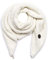 FASHION YOU WANT Damen KuschelSchal, Teddyfell Baumwolle Dreieckstuch Frauen Winterschal Herbstschal Warm Dreieck Schal Halstuch Scarf (weiß)