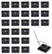 woojfcang 100 Pcs Black Cable Tie Mount Self Adhesive Wire Tie Base Holder Multi-Function Adhesive Fixing Base Holder for Home Office (Without Cable Tie)
