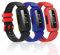 Silikonbänder für Fitbit Ace 3, wasserdicht, weich, Ersatzbänder für Ace 3 für Kinder, Jungen, Mädchen, Armband, Zubehör, Sportband für Fitbit Ace 3 Aktivitäts-Tracker (schwarz, rot, blau)