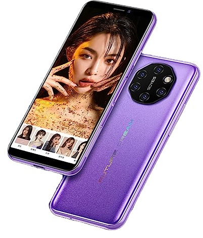 Mini Smartphone, Piccolo Telefono Cellulare 4G Dual SIM Dual Standby, 3 GB ROM 32 GB, Schermo IPS HD da 3,5 Pollici, Batteria 3200 MAh, Doppia Fotocamera HD, Telefono (Viola)