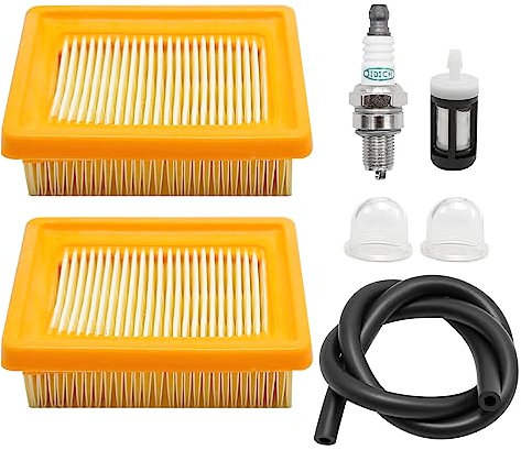 FS91 FS91R - Kit de ajuste de filtro de aire de repuesto para desbrozadora Stihl KM91R KM131 FS89 FS91 FS111 FS131 FS311 FC96, repuesto # 4180-141-0300 41801410300