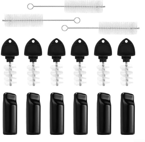 15 cepillos de tapón de cerveza, tapones de cepillo para grifo de cerveza, juego de cepillos de cubierta de polvo de grifo de cerveza, cepillo de limpieza de grifo para kit de enchufe de cerveza de