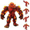 VOCDEMERI Lavadämon Figuren,Fantasy Monster Actionfigur,Anime Figure Model,Cartoon Charakter Statue PVC Actionfiguren Sammlung für Desktop Dekoration,Fan Geburtstag Geschenk.