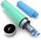 DISONCARE 60H Smart Trousse Isotherme Medicaments Insuline Voyage Temp-display Sac Isotherme Transport Pochette Isotherme pour Diabetique avec 2 Glacieres et QR Étiquette Médicale(Cyan)