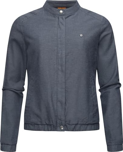 Ragwear Damen leichte Übergangsjacke Blouson Malawi Linen in Leinenoptik