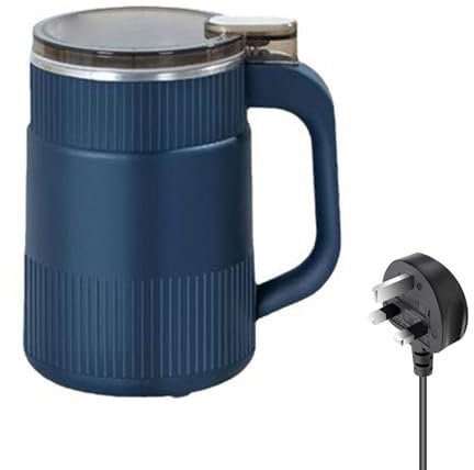 Coffee Grinder Electric, Ultra Silent Household Small Powder Grinding Machine with 304 Stainless Steel Blades, One Click Start Quick Grinding Spices/Herb/Pepper/Bean/Fine/Nuts/Seed with Lid
