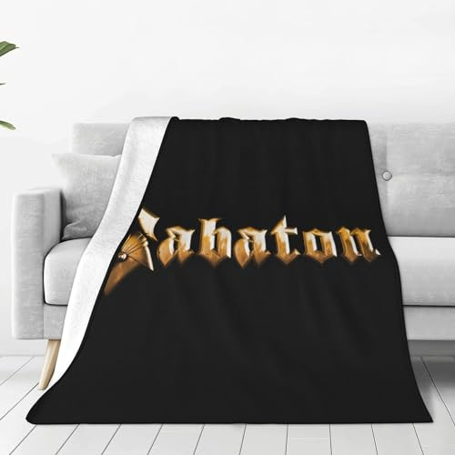 INAUGURAL Sa-Ba-ton Anti-Pilling-Flanell-Überwurfdecke, weiche, warme Decke für Erwachsene und Kinder, für Bett, Couch, ultraweiche Micro-Fleece-Decke