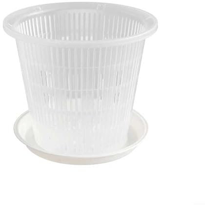 SPORTARC Pot à orchidée en plastique transparent pour surveiller la croissance (190 mm), 48F6J6L72K45L46TJLWX