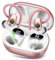 Poounur Cuffie Bluetooth Sport, 2024 Auricolari Bluetooth 5.3 con 4 Mic, 50 Ore Stereo Cuffie Wireless, Cuffiette Bluetooth Display LED IP7 Impermeabili, Cuffie Senza Filo Ricarica Rapida USB-C, Rose