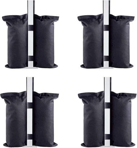 4Pcs Gewichte Pavillon Sandsäcke, Sandsäcke Zum Befüllen,14kgPavillon Sandsäcke L-Größe,Hochleistungs-Doppelgenähte Sand Tasche,für PavillonPartyzelt,Hochwasserschutz