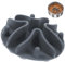 HENGBIRD gamelle Anti glouton, gamelle Chat Anti glouton, 10x10x3cm écuelle antiglisse chatgamelle Anti glouton Chien Moyen pour gâter Les Animaux de Compagnie Digestion Anti-étouffement （Gris）