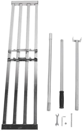 Rasen-Nivellierrechen, Edelstahl-Werkzeug, Professionelle Grüns, Rasen, Golfplatzpflege, 47,2 X 10,2 Zoll