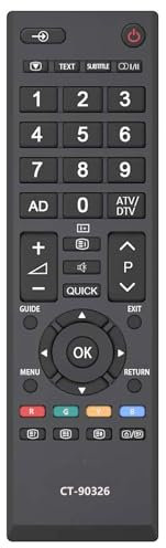 Telecomando universale compatibile per Toshiba CT-90326 CT90326 37RV635D 22AV713B 26AV713B telecomando TV