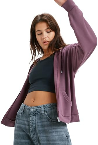 Roxy Surfing by Daylight Full Zip Fleece Pullover Rot S