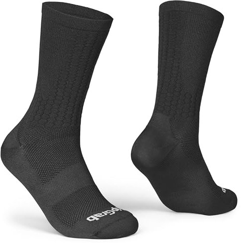 GripGrab FastStream Aero Radsport Socken Enge Hohe Performance Rennrad Socken Lang Sommer Radsocken Zeitfahren Aerodynamisch